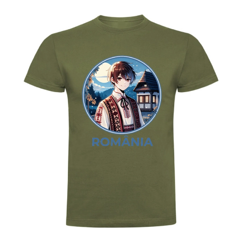 Tricou bărbat - Român Anime