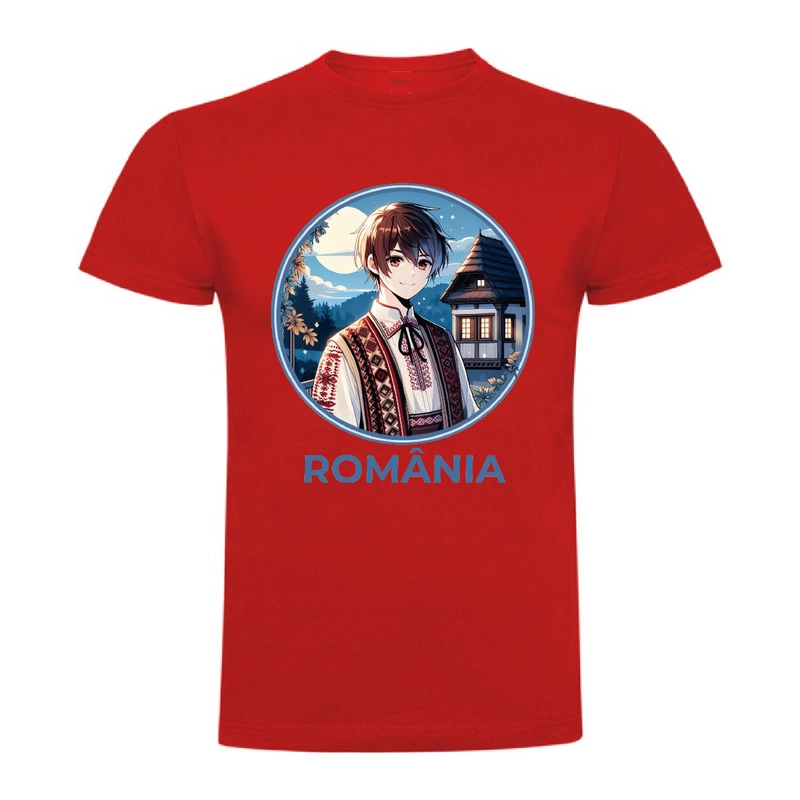 Tricou bărbat - Român Anime