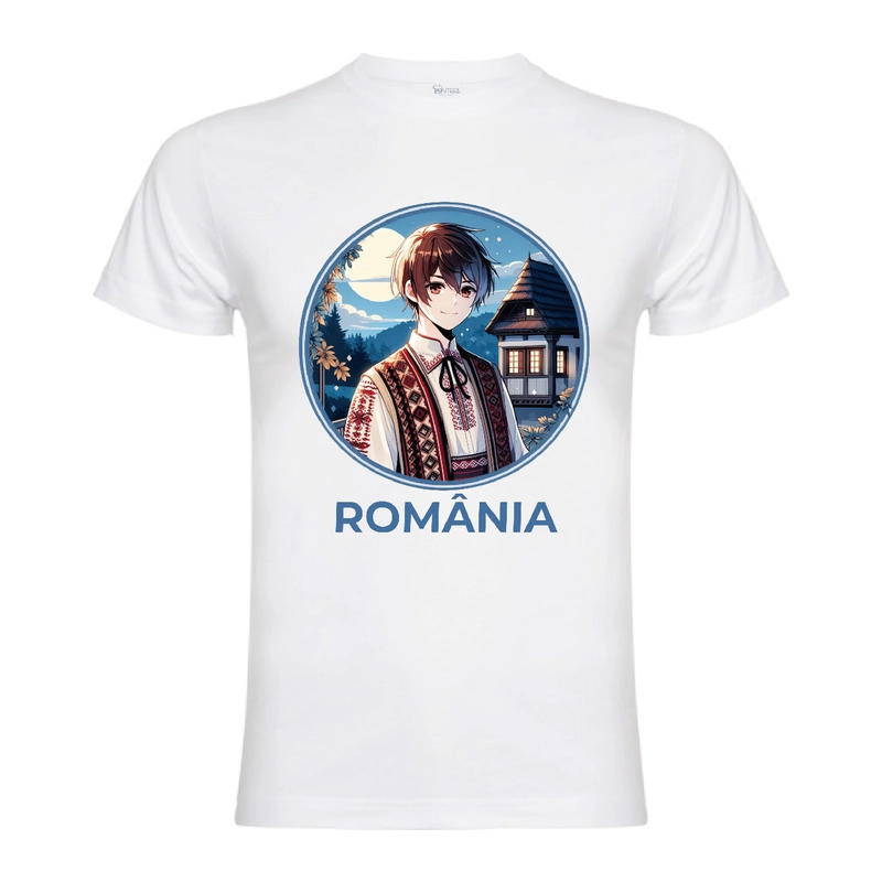 Tricou bărbat - Român Anime
