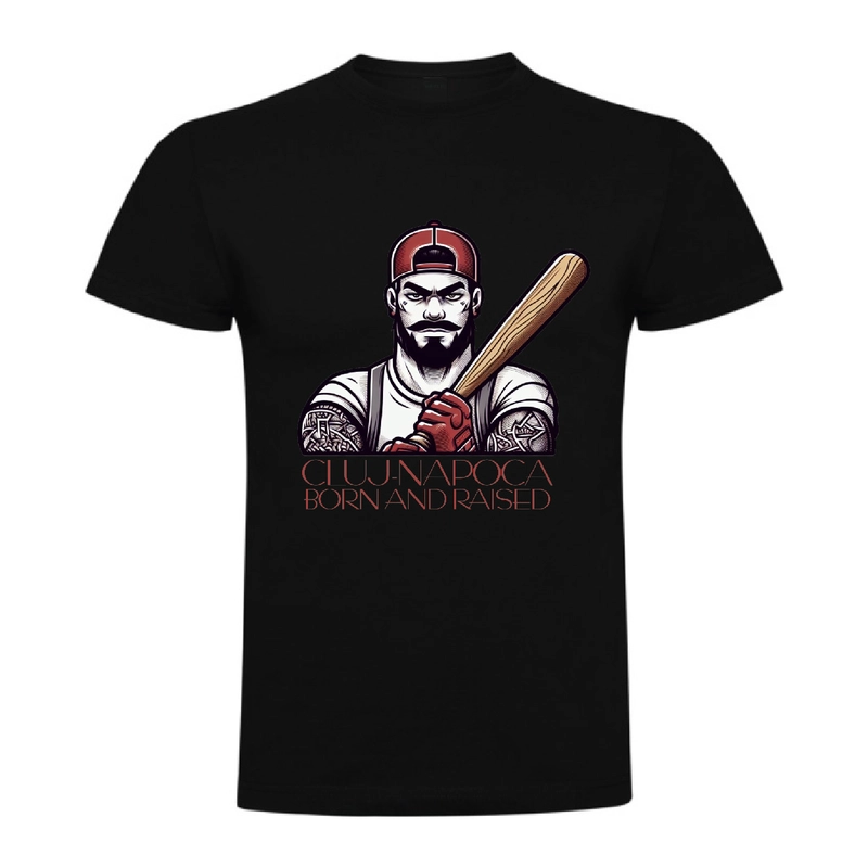 Tricou bărbat - BORN AND RAISED IN CLUJ