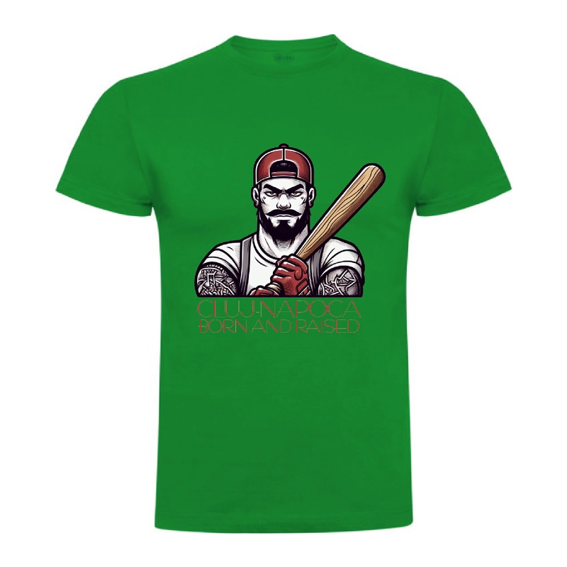 Tricou bărbat - BORN AND RAISED IN CLUJ