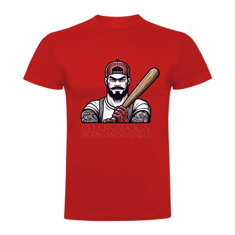 Tricou bărbat - BORN AND RAISED IN CLUJ