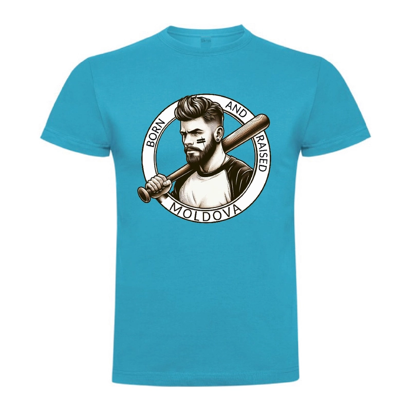 Tricou BORN AND RAISED IN MOLDOVA