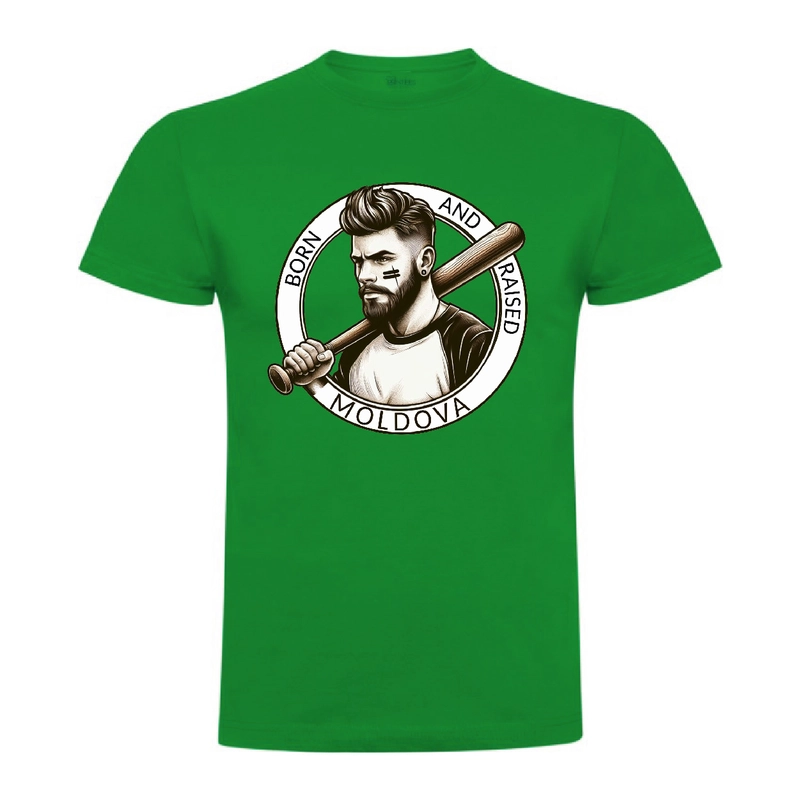 Tricou BORN AND RAISED IN MOLDOVA