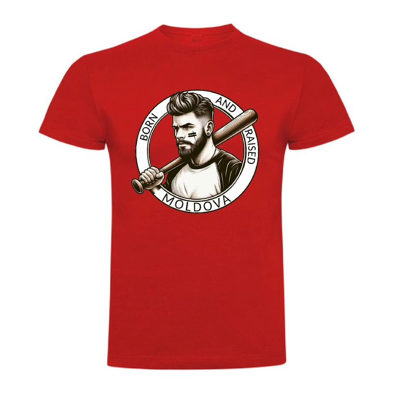 Tricou BORN AND RAISED IN MOLDOVA
