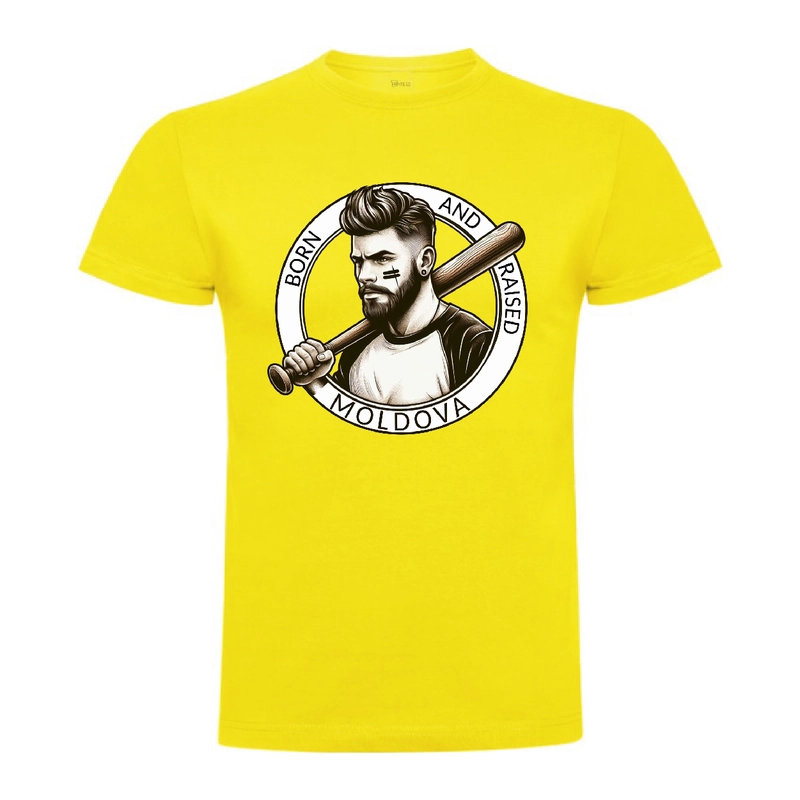 Tricou BORN AND RAISED IN MOLDOVA