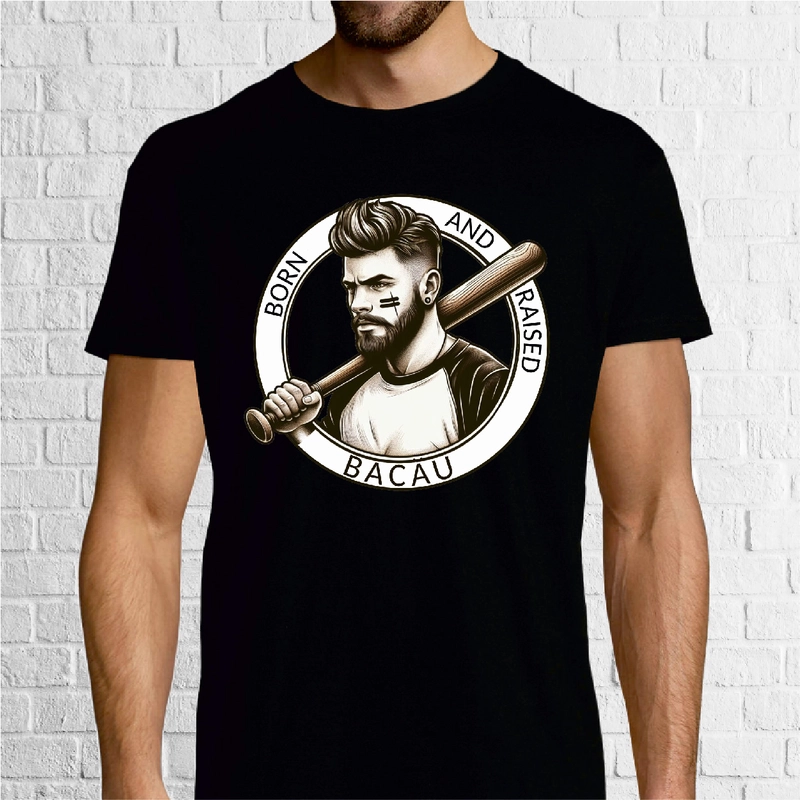 Tricou bărbat - BORN IN BACĂU