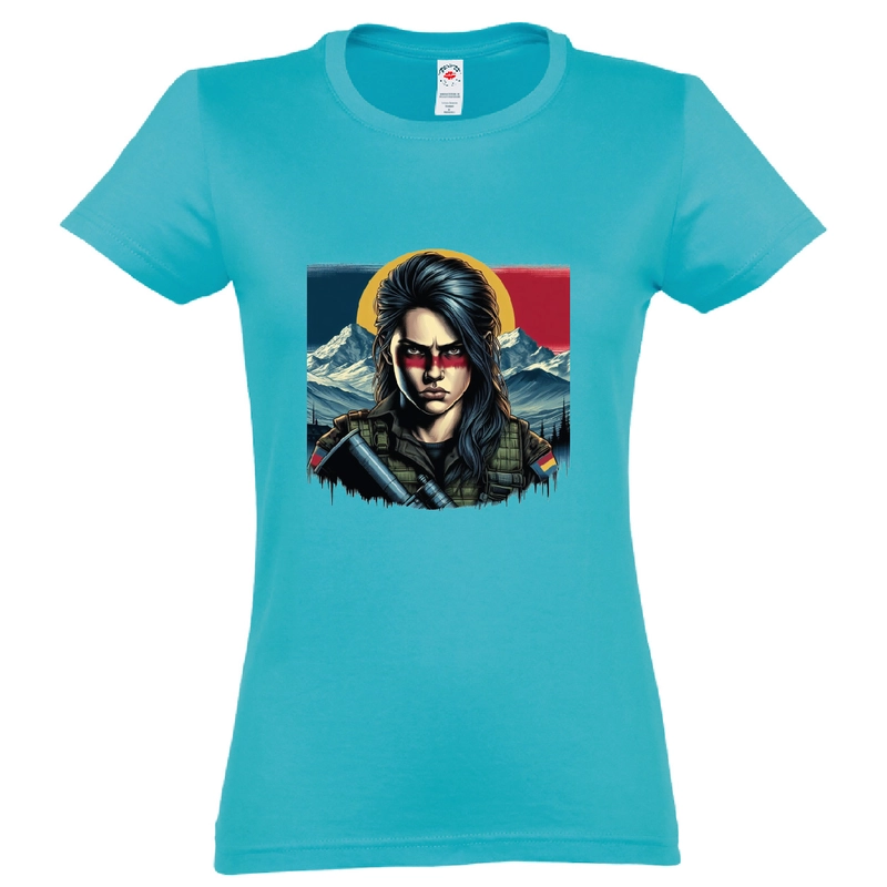 Tricou damă - Fată la arme