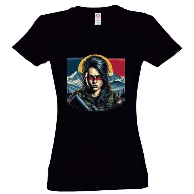 Tricou damă - Fată la arme