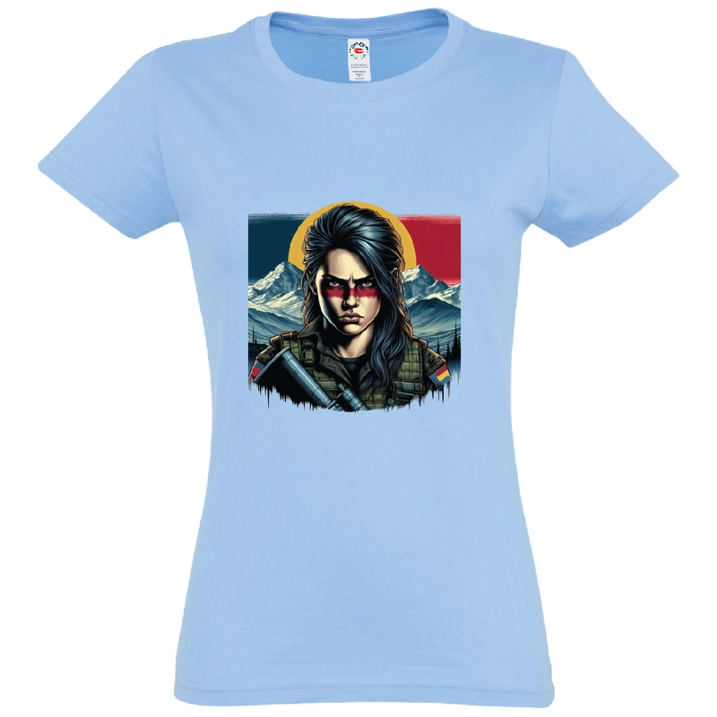 Tricou damă - Fată la arme