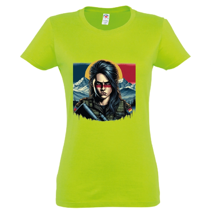 Tricou damă - Fată la arme