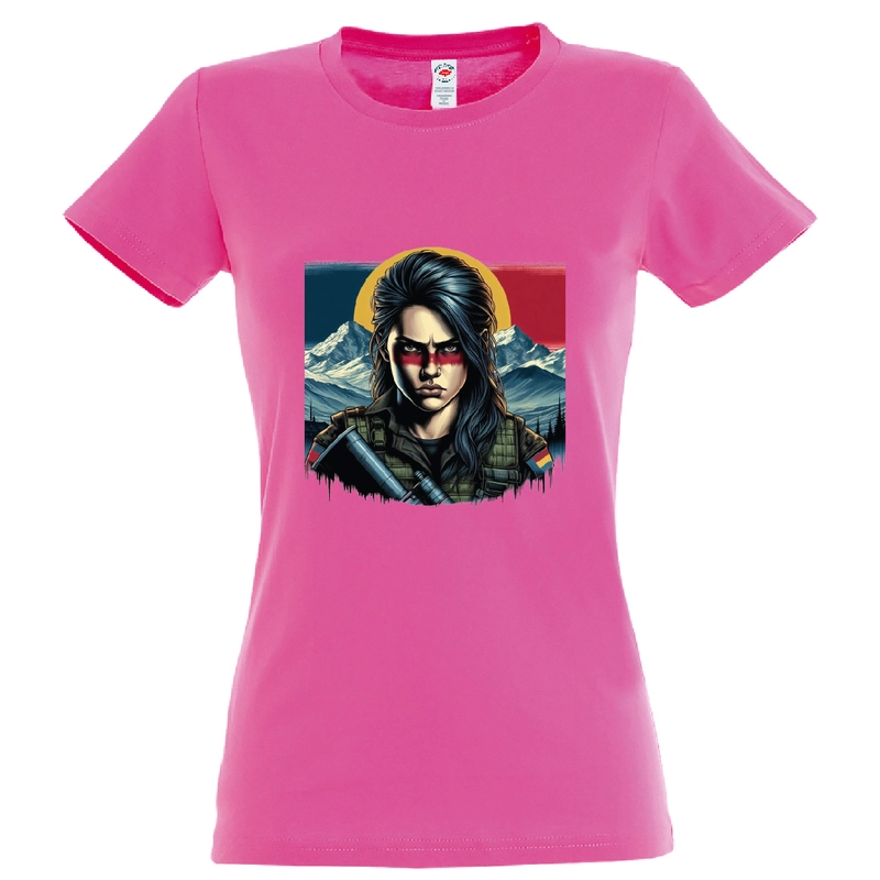 Tricou damă - Fată la arme