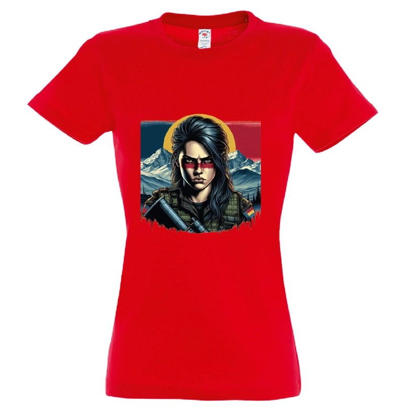 Tricou damă - Fată la arme