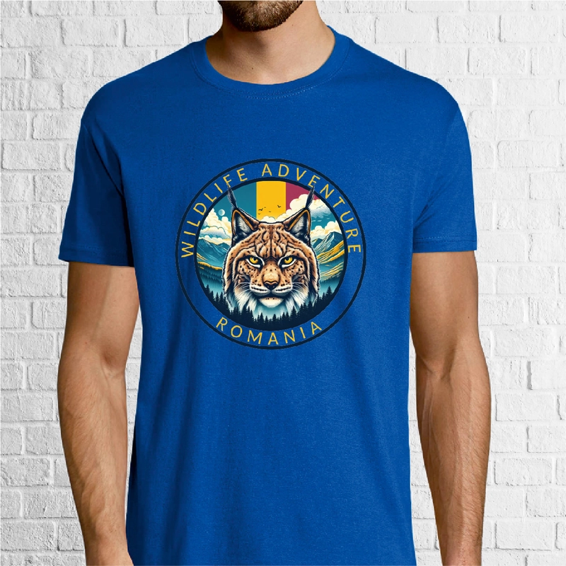 Tricou bărbat - România Wildlife Adventure - Râs