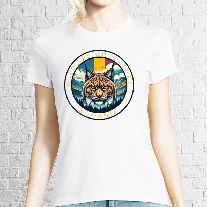 Tricou damă - Romana Wildlife Adventure - Râs