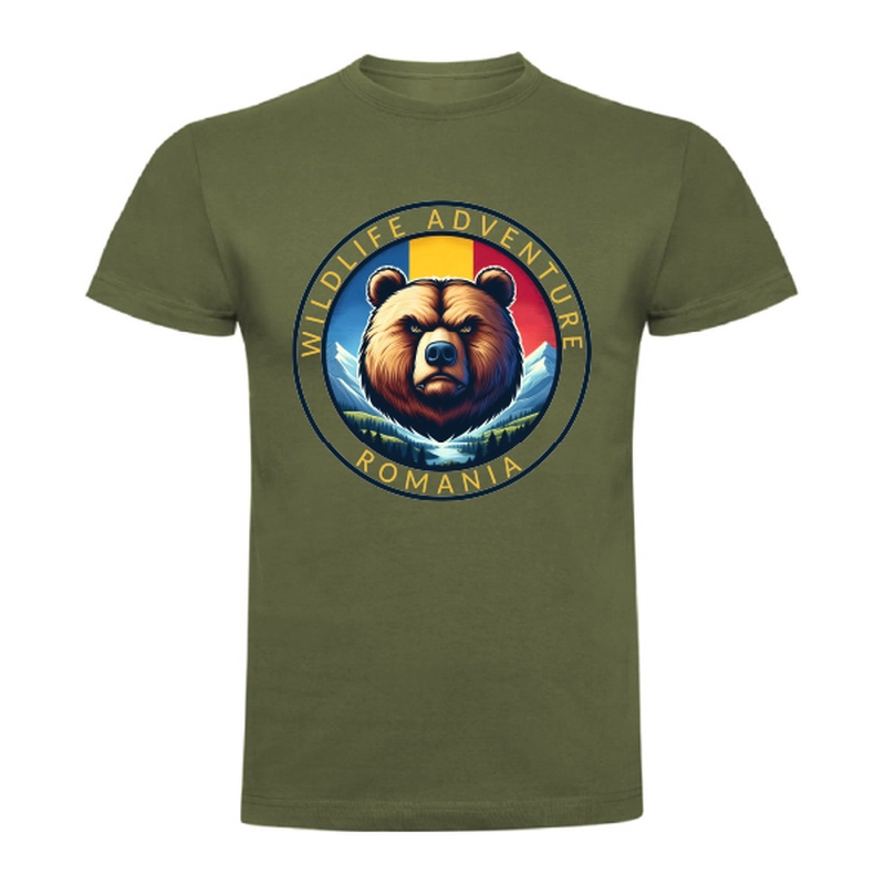 Tricou bărbat - Romana Wildlife Adventure - Urs