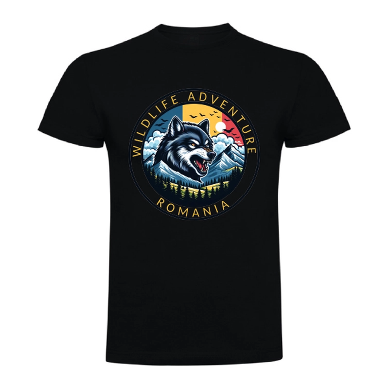 Tricou bărbat - Romana Wildlife Adventure - Lup Tricou bărbat - Romana Wildlife Adventure - Lup