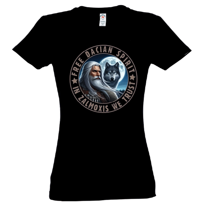 Tricou damă - Free Dacian Spirit Zalmoxis