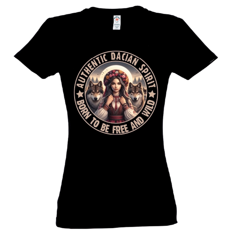 Tricou damă - Born Free Dacian Woman