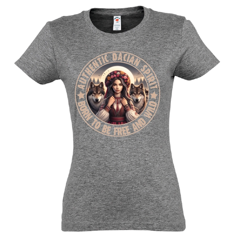 Tricou damă - Born Free Dacian Woman