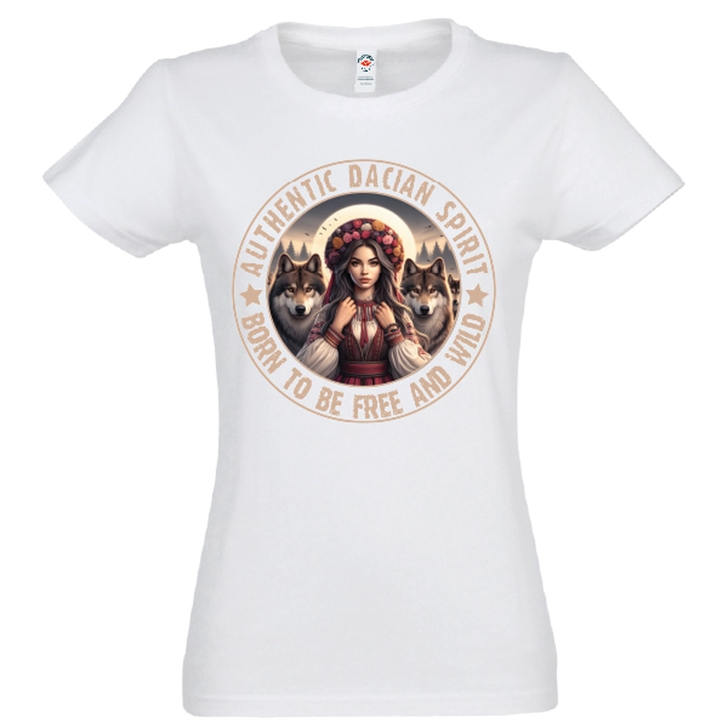 Tricou damă - Born Free Dacian Woman