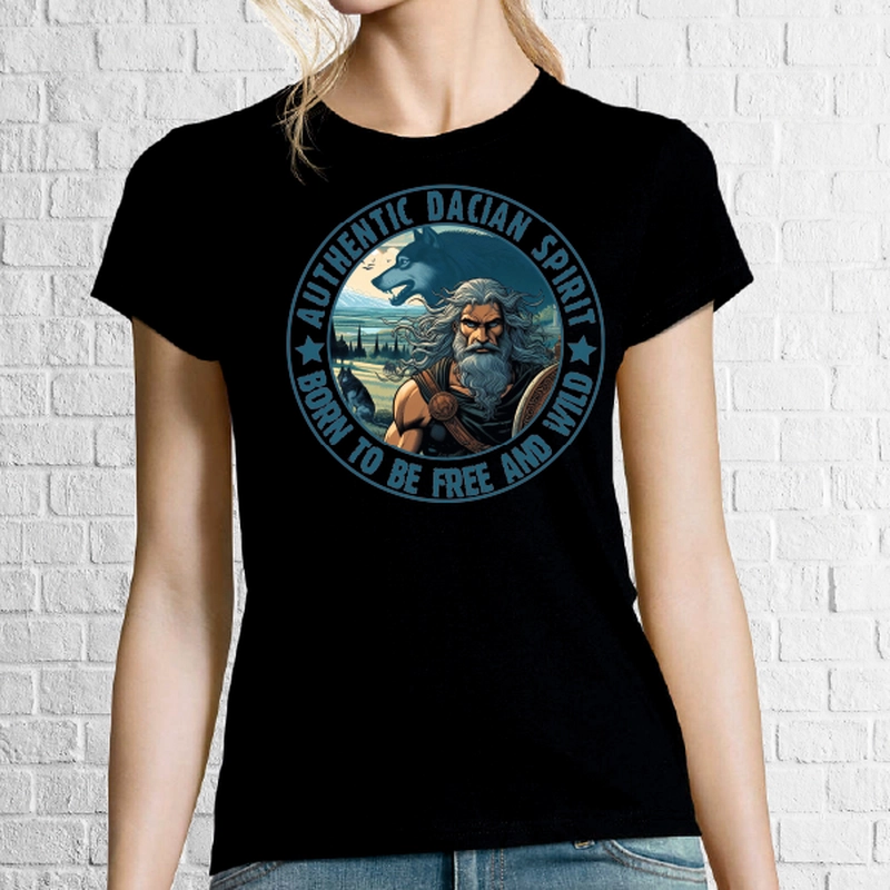 Tricou damă - Born Free Dacian