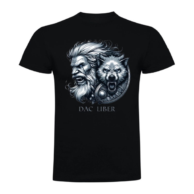 Tricou bărbat - Dac liber - Lup liber