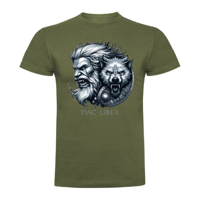 Tricou bărbat - Dac liber - Lup liber