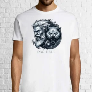 Tricou bărbat - Dac liber - Lup liber