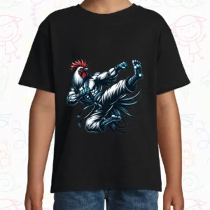 Tricou copil - Cocoșul lui Bruce Lee