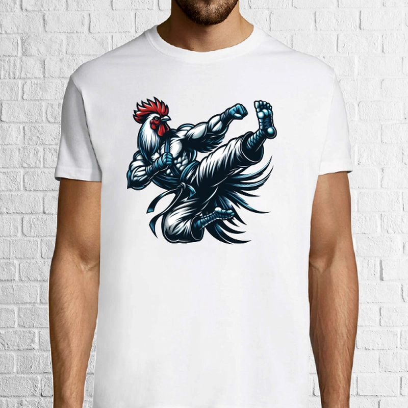 Tricou bărbat - Cocoșul lui Bruce Lee