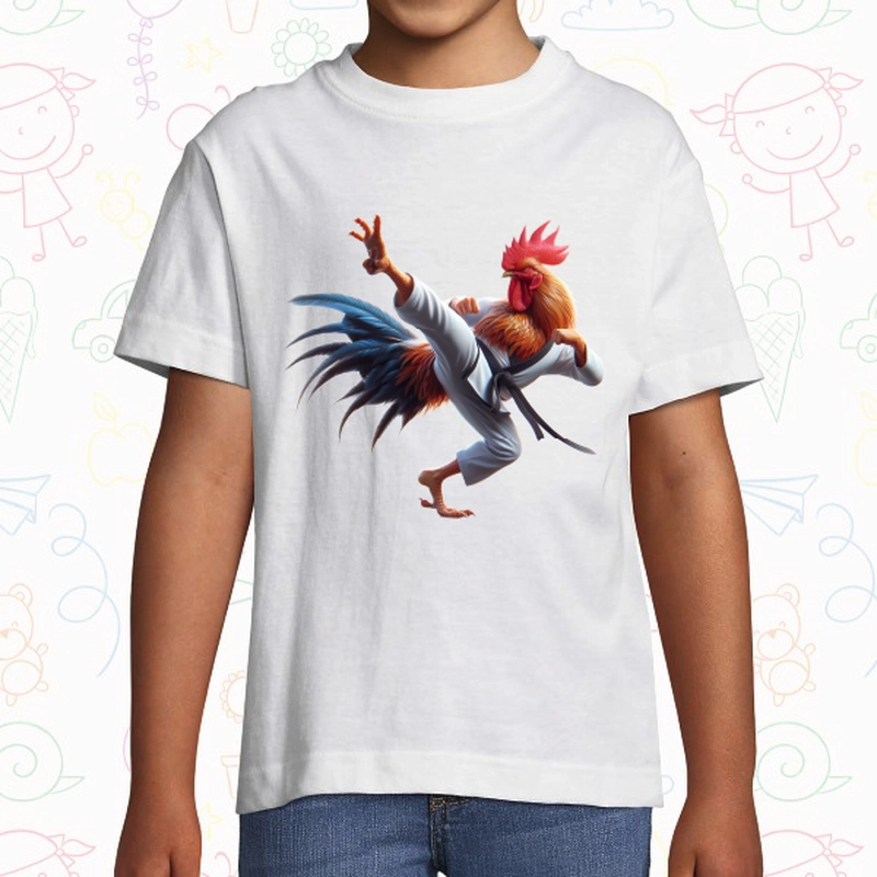 Tricou copil - Rooster Kick