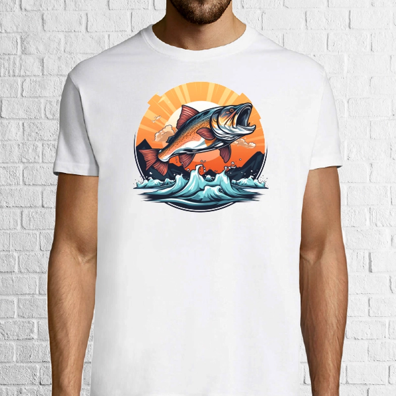 Tricou bărbat - Păstrăv