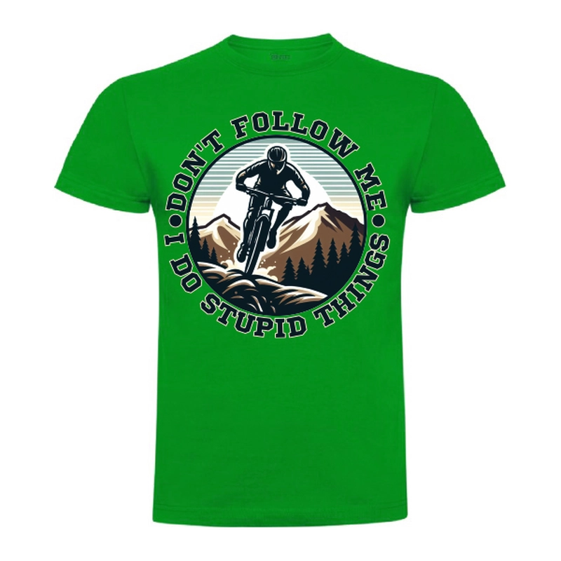Tricou bărbat - Biker doing stupid things