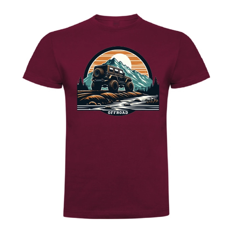 Tricou bărbat - Off-Road Sunrise