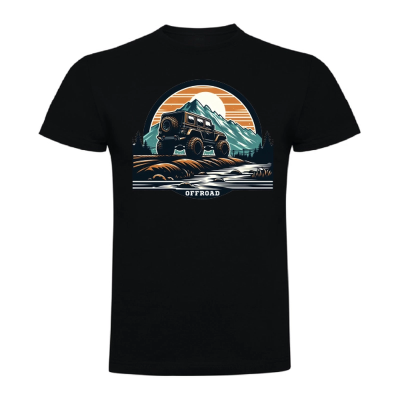 Tricou bărbat - Off-Road Sunrise