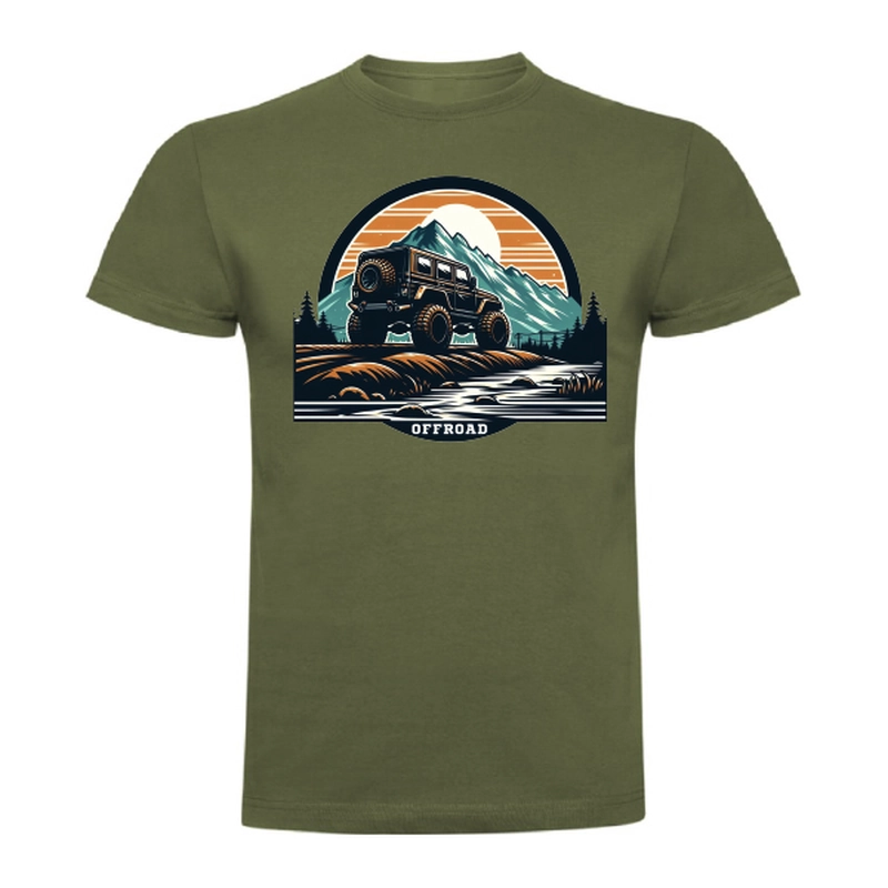Tricou bărbat - Off-Road Sunrise