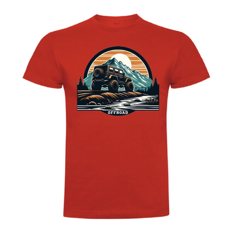 Tricou bărbat - Off-Road Sunrise