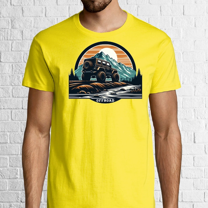 Tricou bărbat - Off-Road Sunrise
