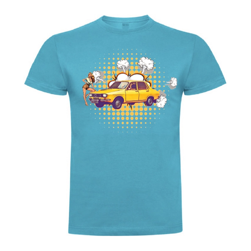 Tricou bărbat - Dacia 1300 Galbenă