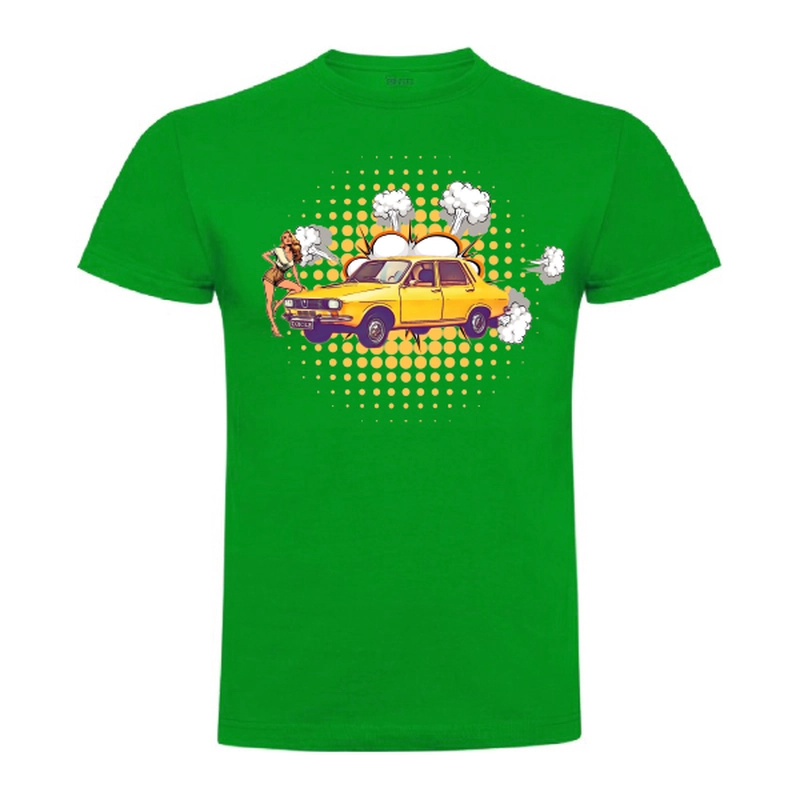 Tricou bărbat - Dacia 1300 Galbenă