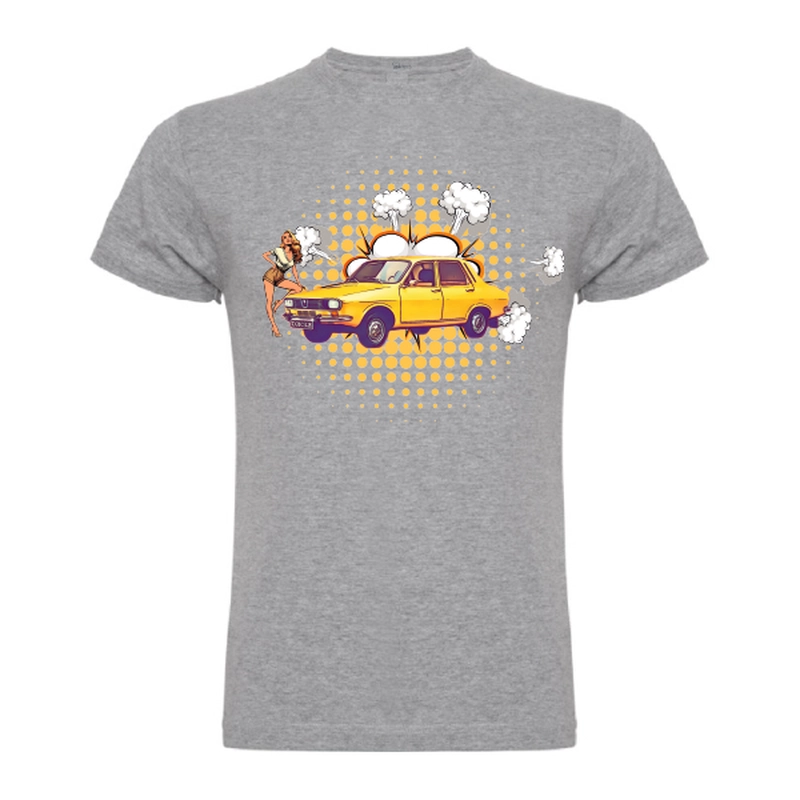 Tricou bărbat - Dacia 1300 Galbenă