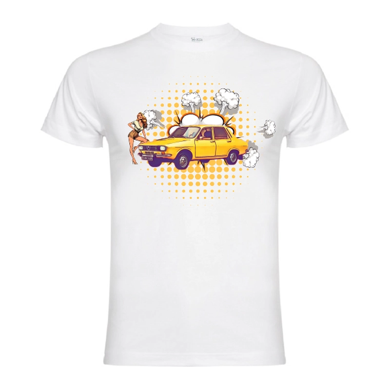 Tricou bărbat - Dacia 1300 Galbenă