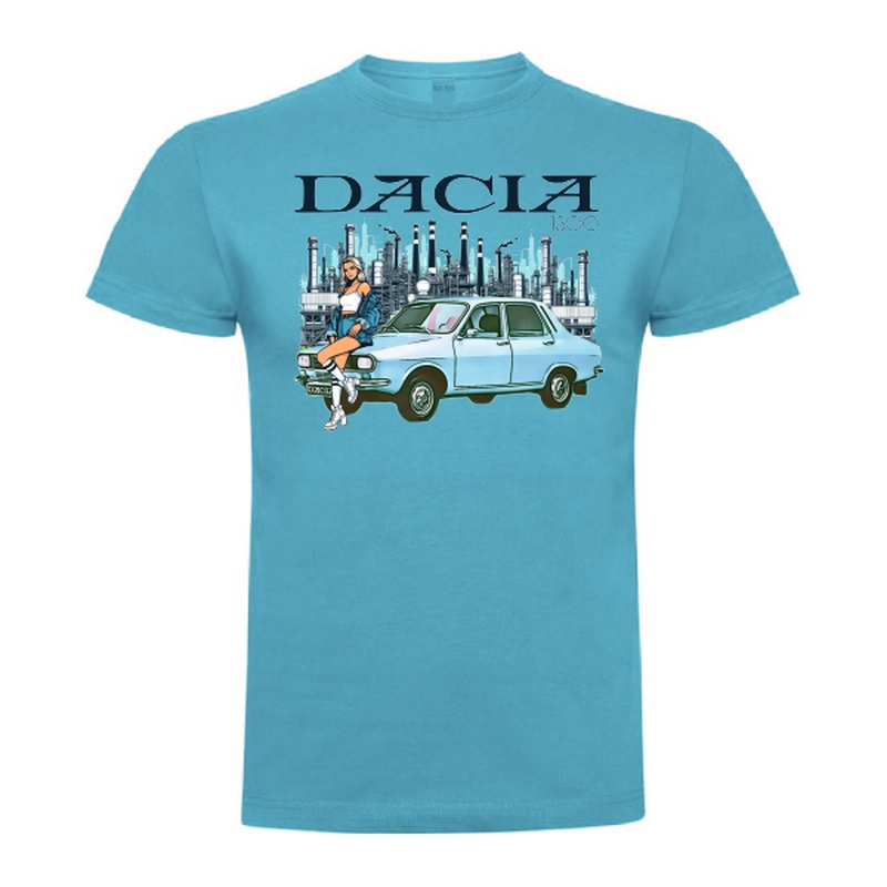 Tricou bărbat - Dacia 1300 Albastră