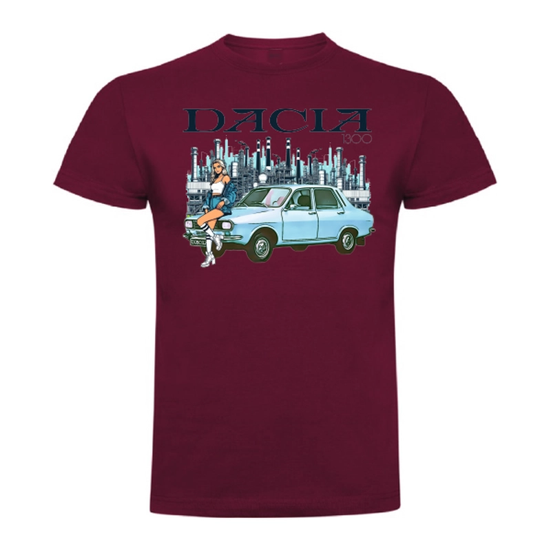 Tricou bărbat - Dacia 1300 Albastră