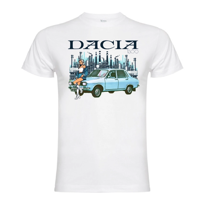 Tricou bărbat - Dacia 1300 Albastră