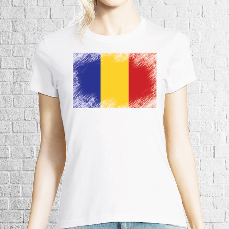 Tricou damă - Vechi steag românesc
