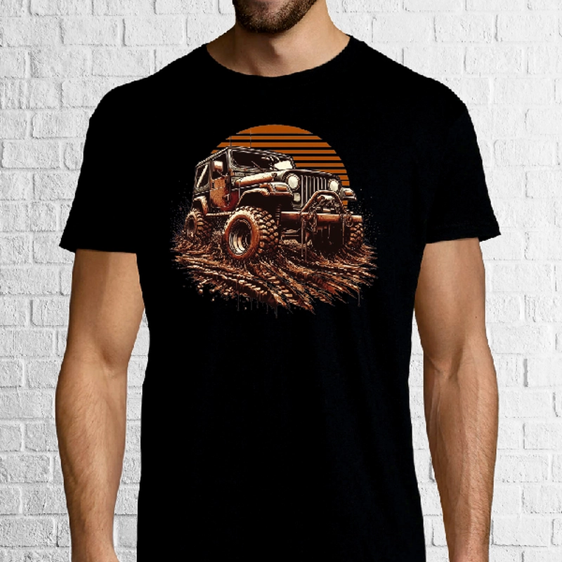 Tricou bărbat Muddy Jeep