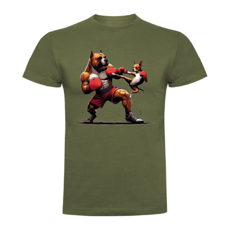 Tricou bărbat - Chihuahua vs. Pitbull