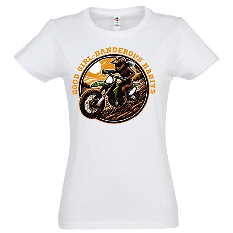 Tricou damă -Good Girl Rider